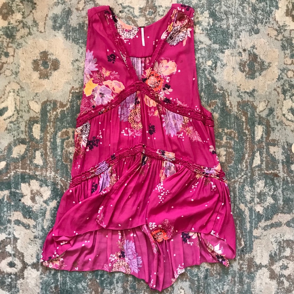 Free People Purple Haze Top